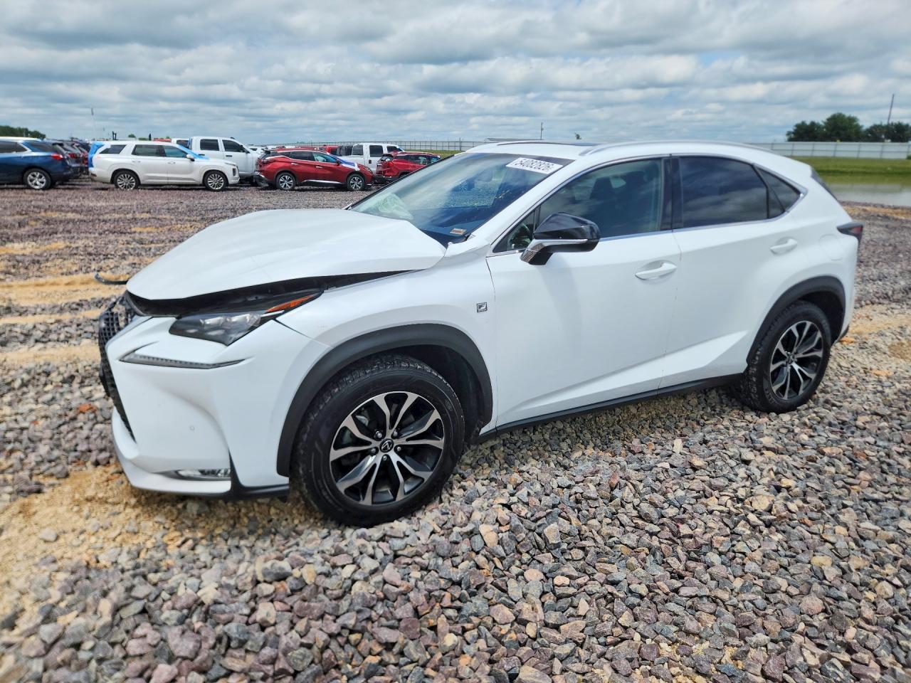 2016 Lexus NX F Sport, VIN JTJBARBZ8G2090435 — Front end