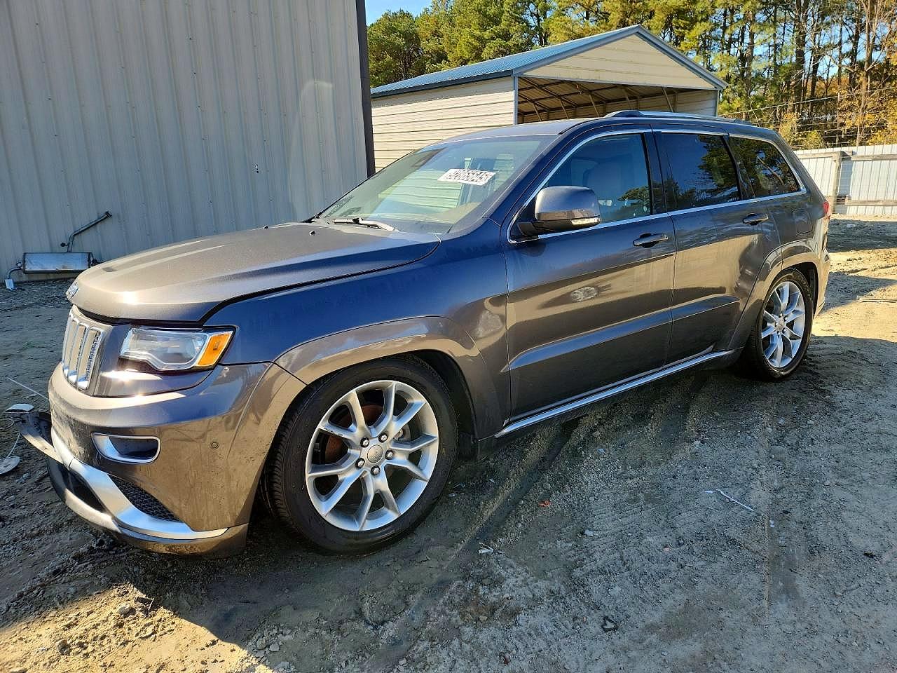 2016 Jeep Grand Cherokee Summit, VIN 1C4RJFJG2GC450650 — Front end