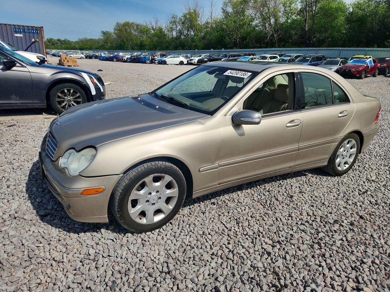 2005 Mercedes-Benz C 240, VIN WDBRF81J05F596869 — Rear end