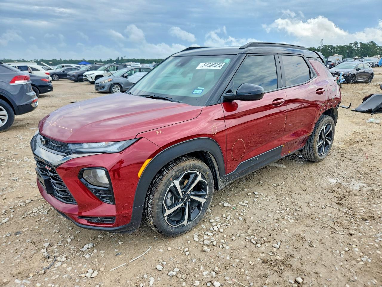 2022 Chevrolet TrailBlazer RS, VIN KL79MTSL5NB097418 — Rear end