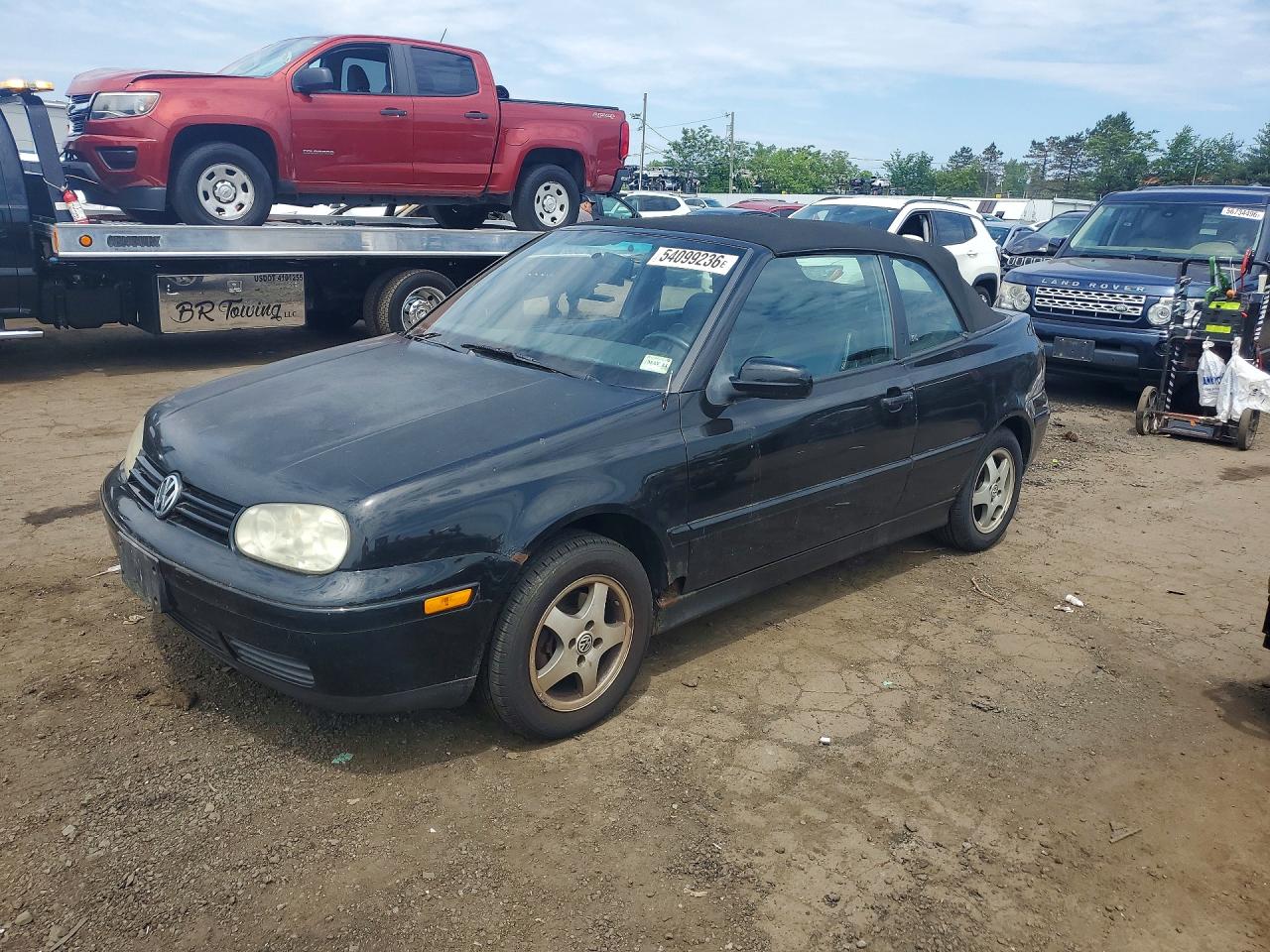 1999 Volkswagen Cabriolet GLS, VIN 3VWDB61E4XM811538 — Side