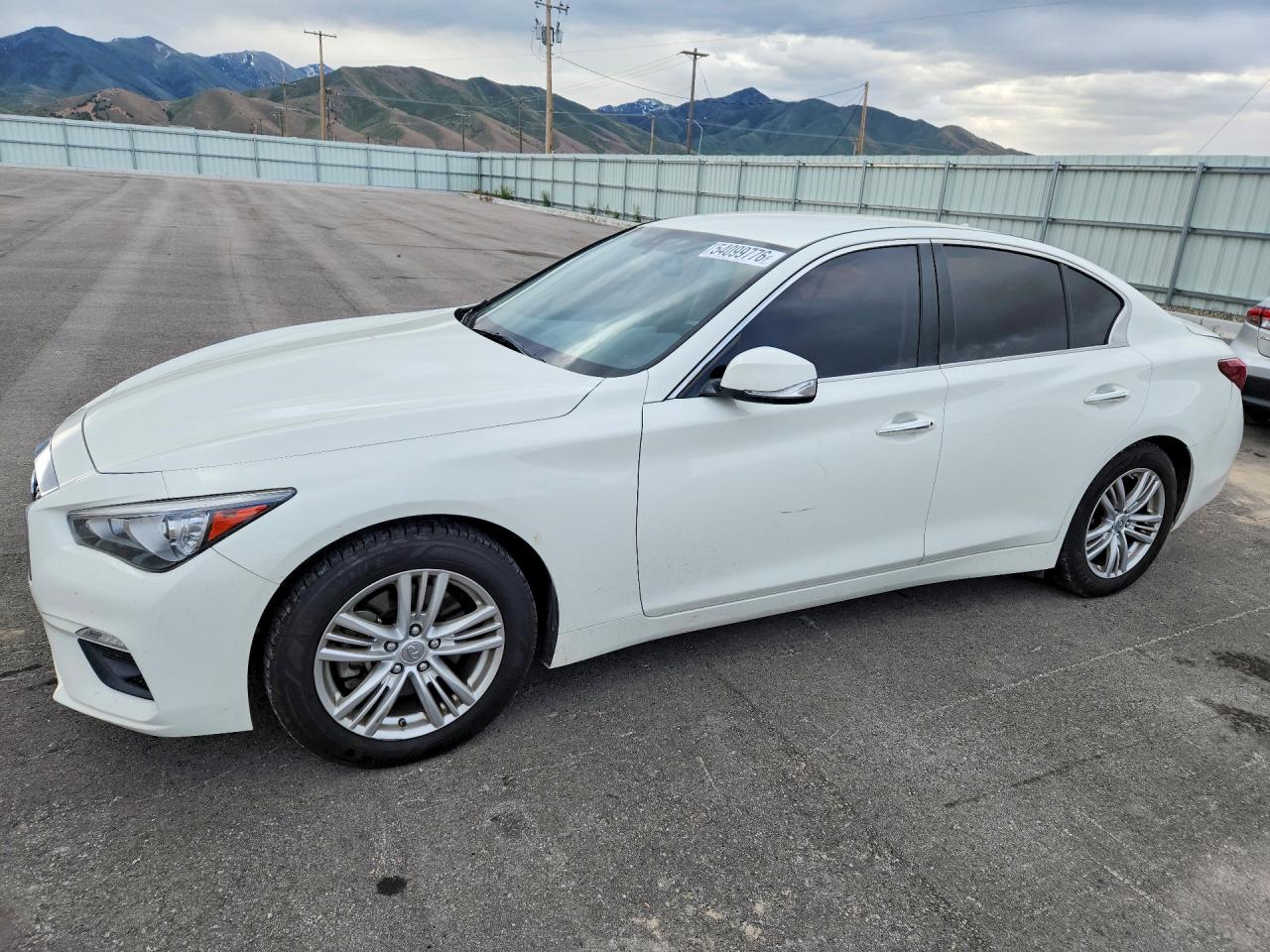2021 Infiniti Q50 Pure, VIN JN1EV7AR4MM753965 — Rear end