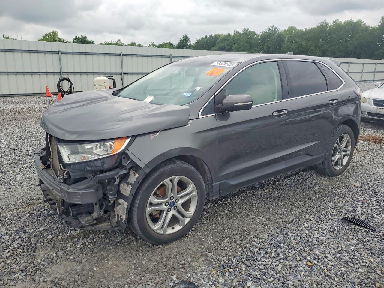 2018 Ford Edge Titanium, VIN 2FMPK3K97JBC16414 — Перед