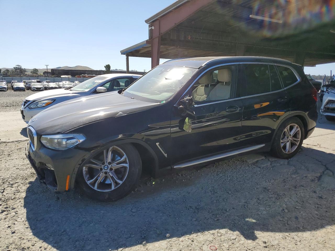 2021 BMW X3 xDrive30i, VIN 5UXTY5C02M9E10641 — Front end