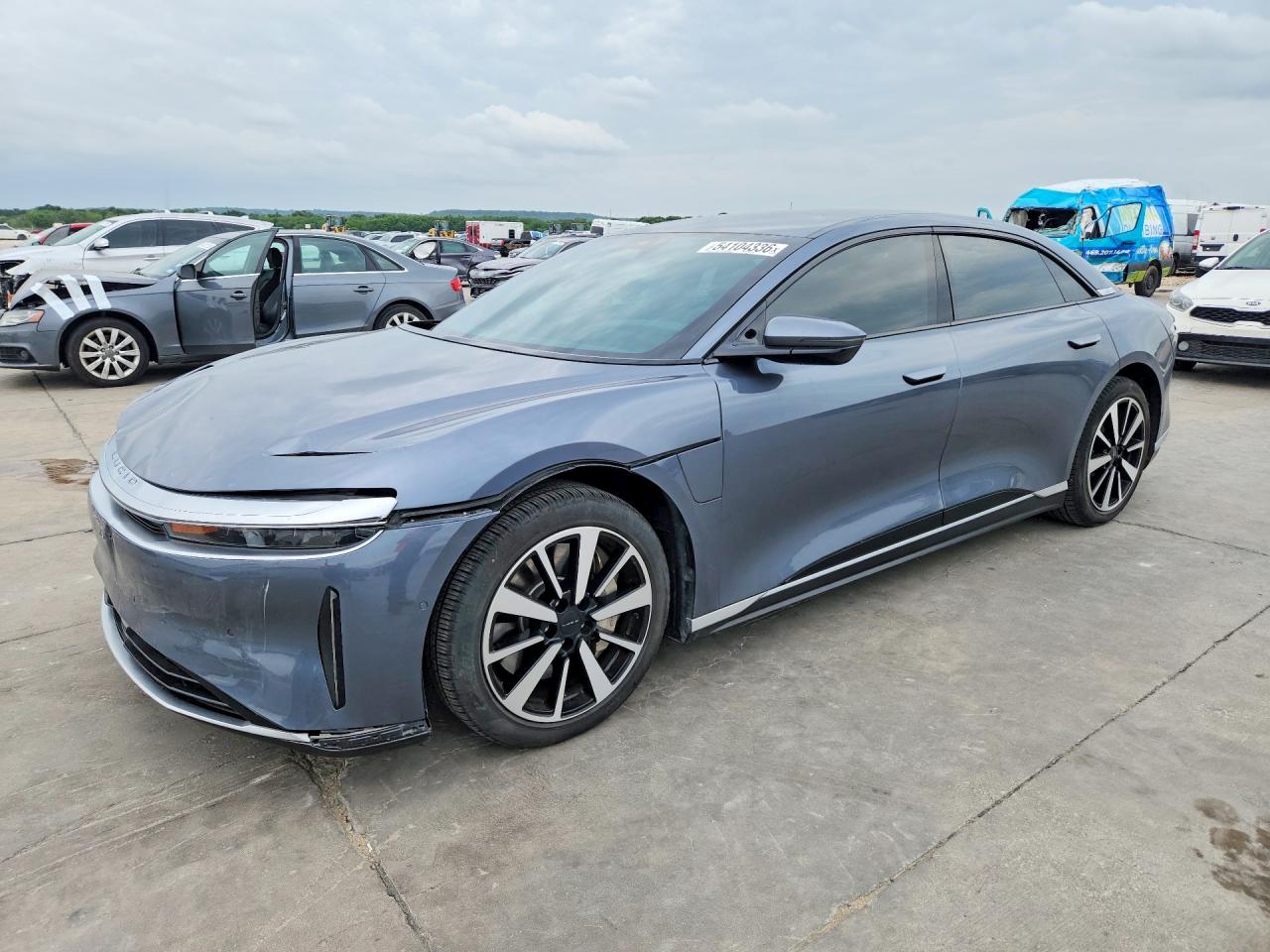 2023 Lucid Air Pure, VIN 50EA1PFA0PA008870 — Front end