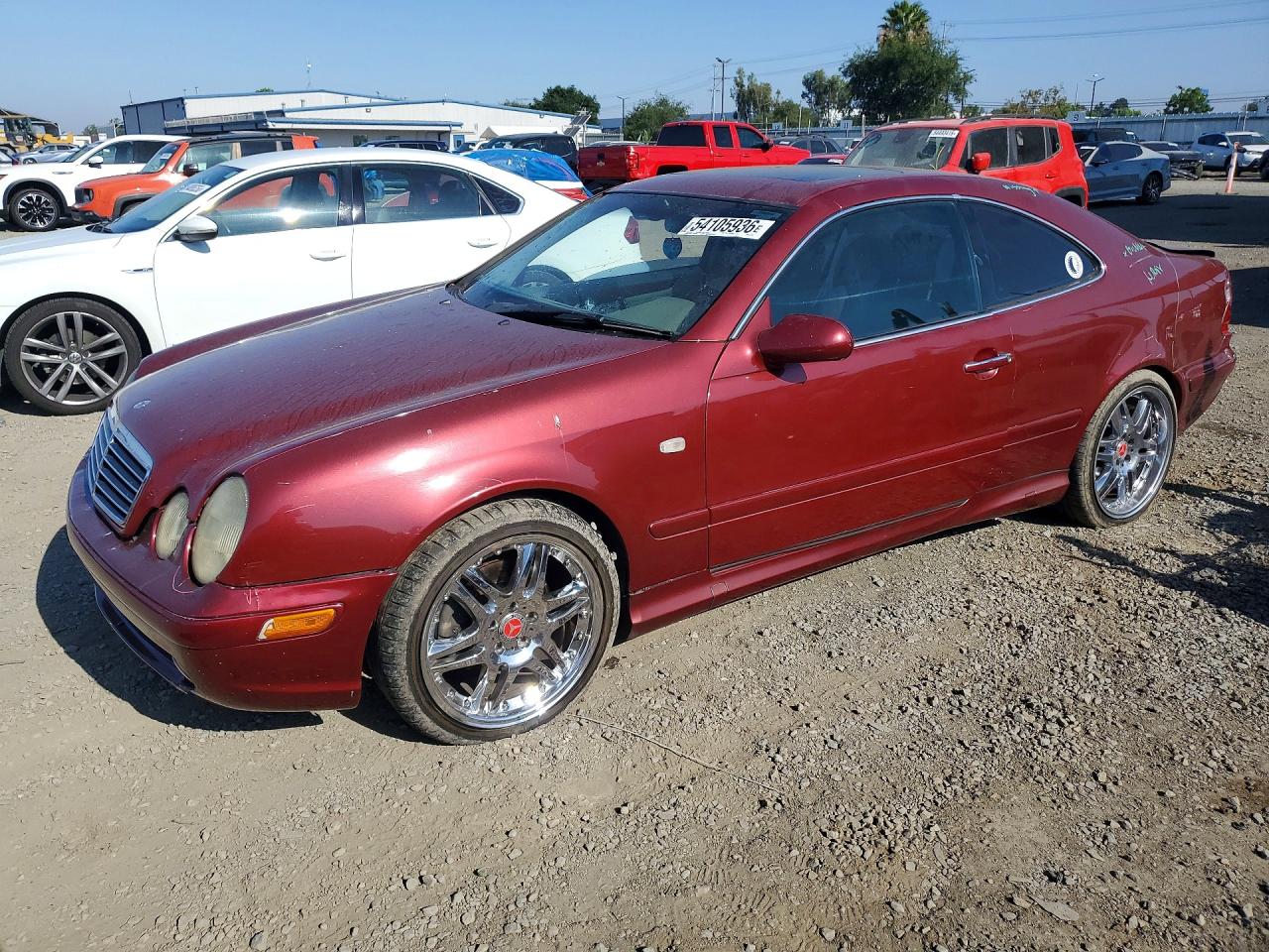 1999 Mercedes-Benz CLK 320/430, VIN WDBLJ70G1XF067356 — Rear end