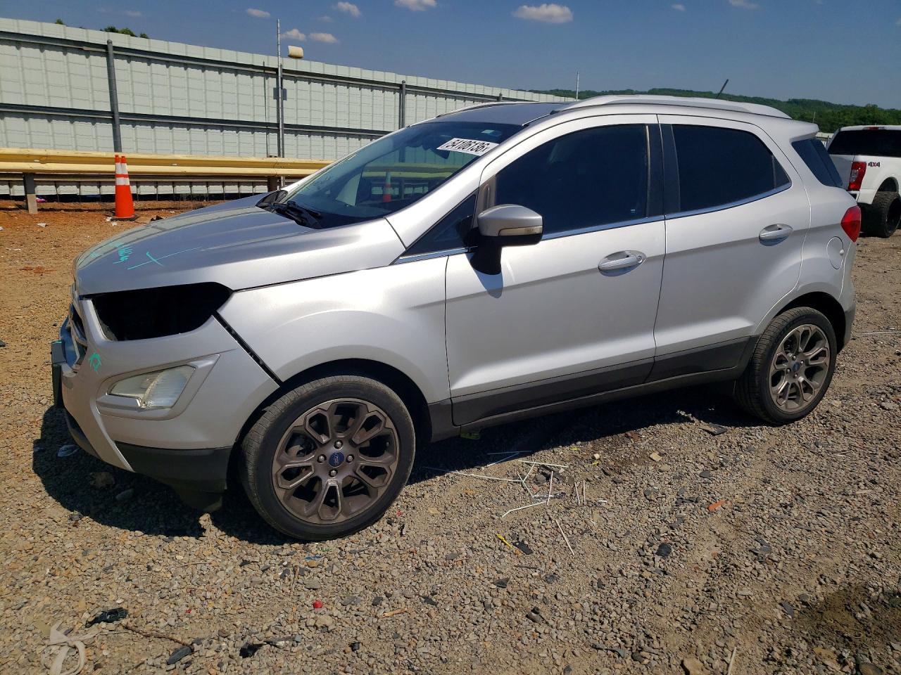 2018 Ford EcoSport Titanium, VIN MAJ3P1VE9JC232539 — Front end