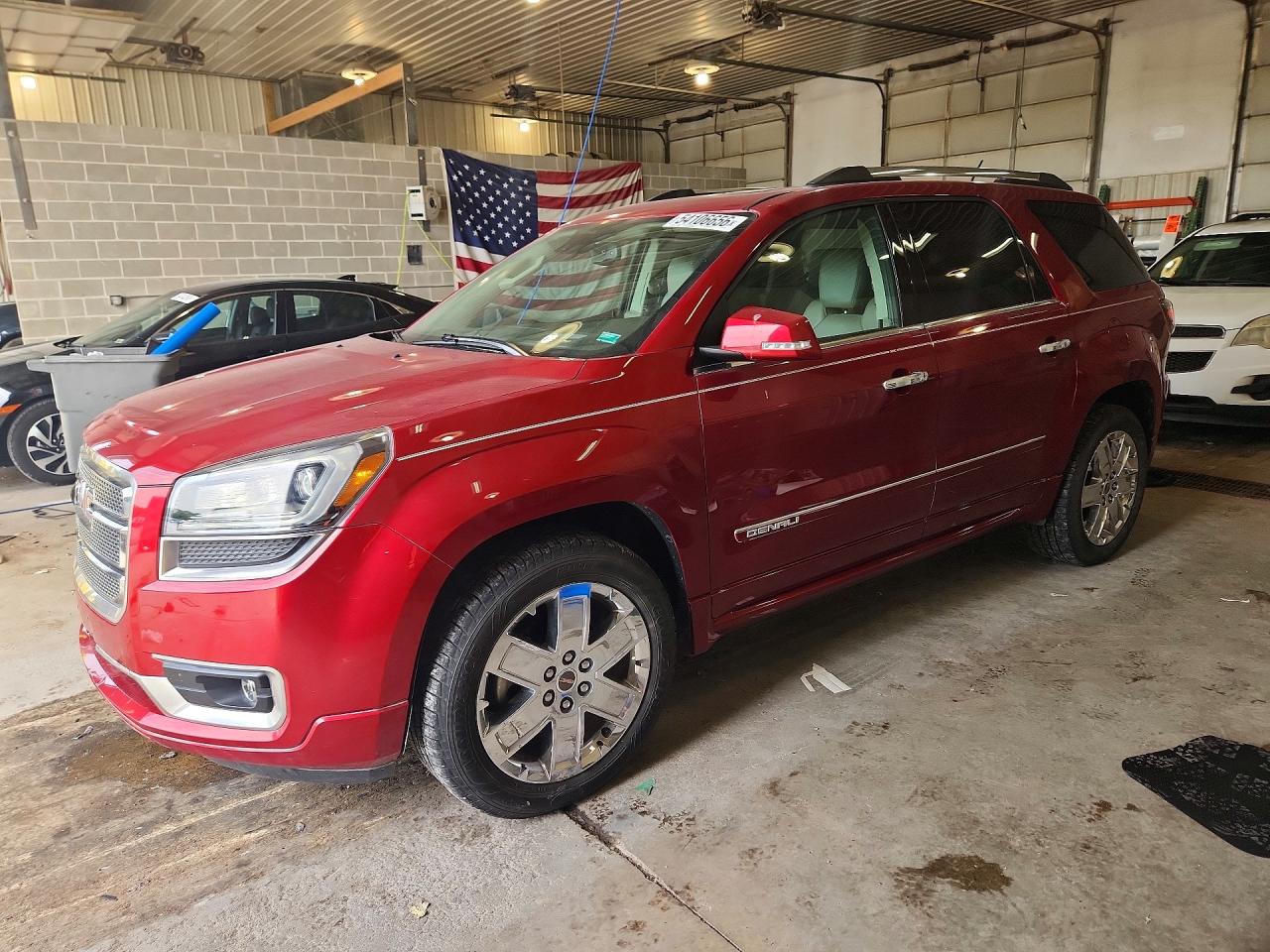 2014 GMC Acadia Denali, VIN 1GKKRTKD9EJ250682 — Front end