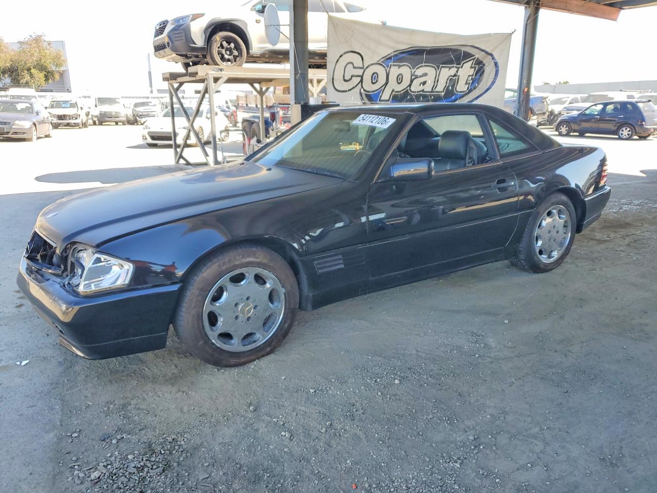 1993 Mercedes-Benz SL 5.0L, VIN WDBFA67E8PF071478 — Front end