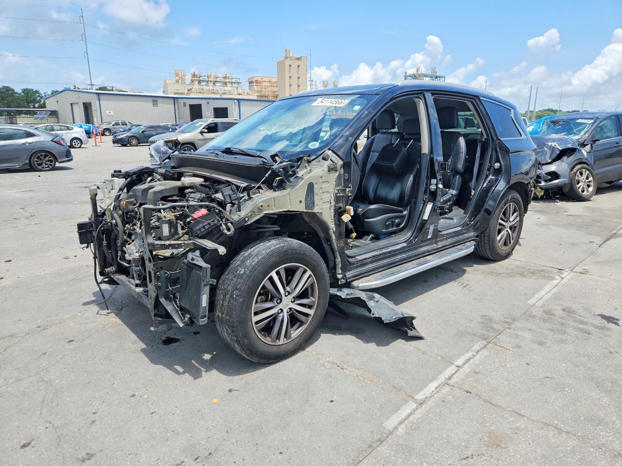 2017 Infiniti QX60, VIN 5N1DL0MN3HC542634 — Stripped