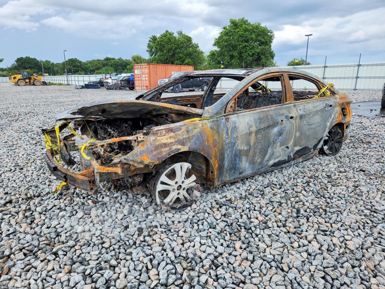 2013 Hyundai Sonata Limited, VIN 5NPEC4AC2DH601433 — Interior fire