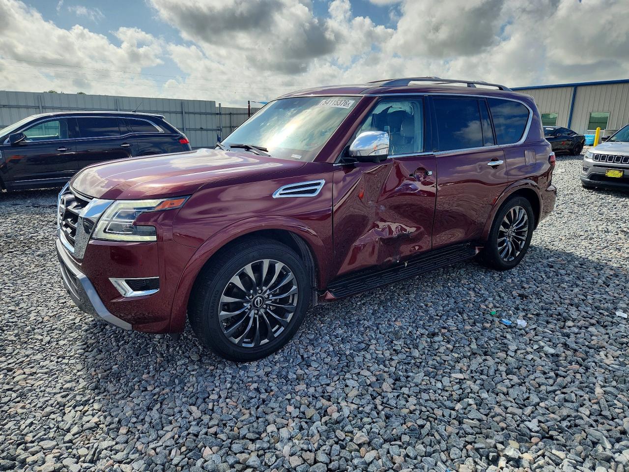 2023 Nissan Armada Platinum, VIN JN8AY2DAXP9401125 — Side