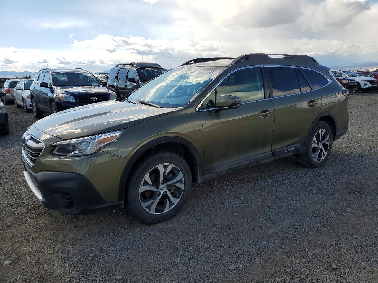 2020 Subaru Outback Limited, VIN 4S4BTANC6L3114396 — Engine fire