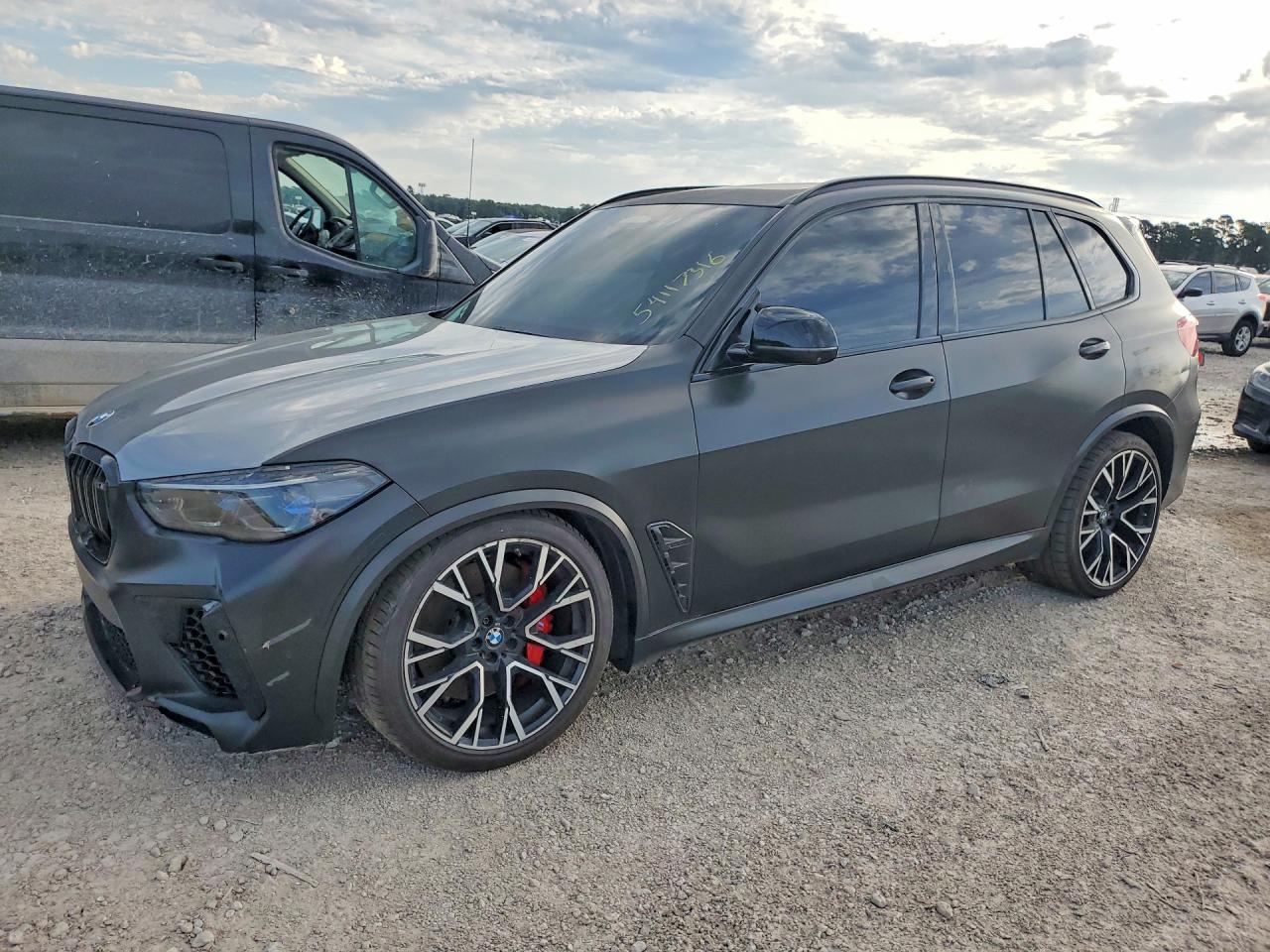 2022 BMW X5 M, VIN 5YMJU0C02N9L56562 — Water / flood