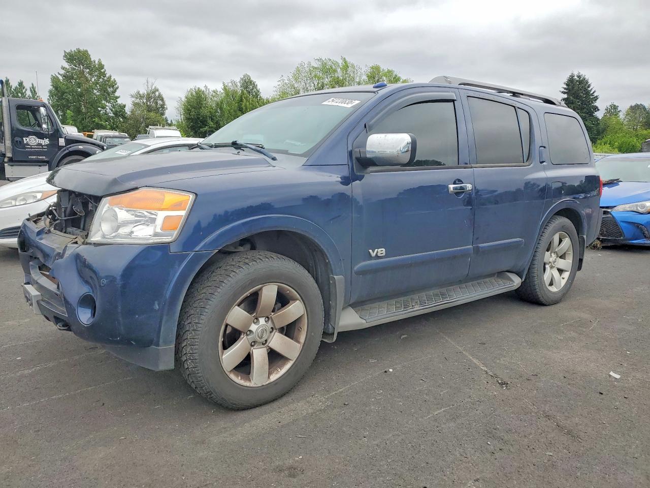 2008 Nissan Armada LE, VIN 5N1AA08C98N600929 — Front end