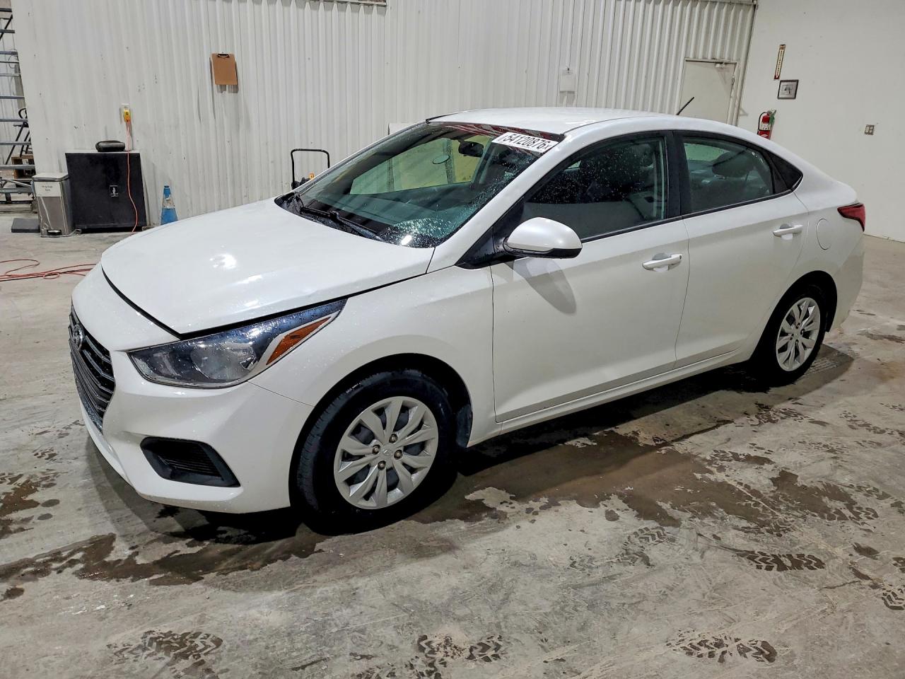 2022 Hyundai Accent SEL, VIN 3KPC24A62NE177830 — Hail