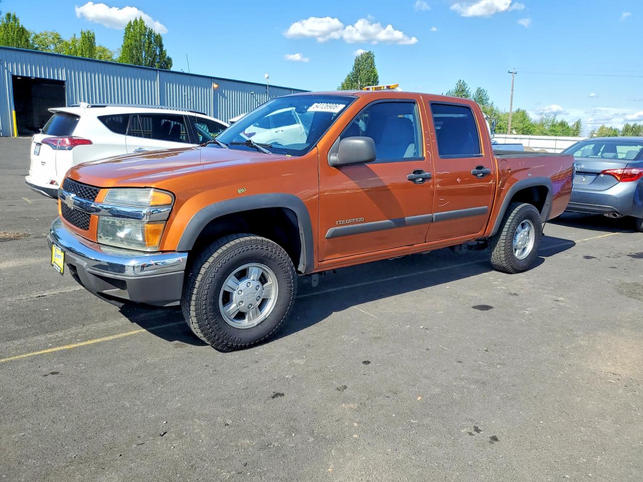 2005 Chevrolet Colorado 1SC LS Z85, VIN 1GCDT136058233979 — Зад