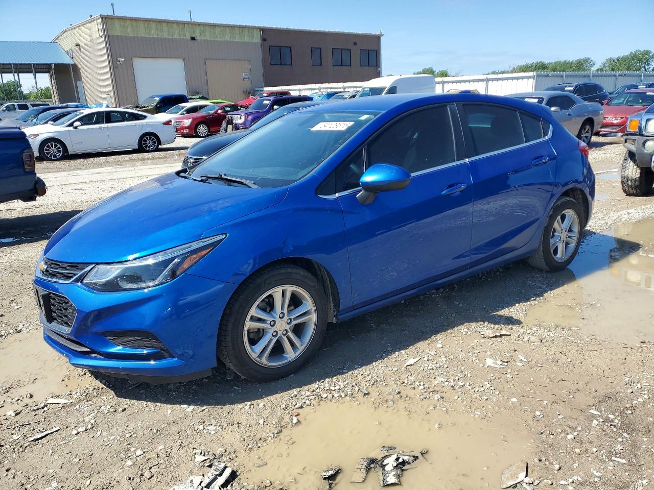 2018 Chevrolet Cruze LT, VIN 3G1BE6SM2JS649802 — Hail