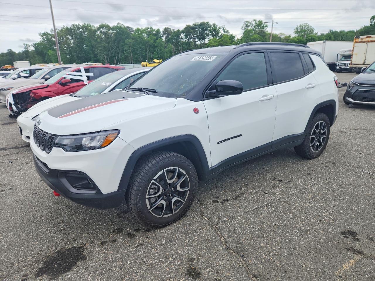 2025 Jeep Compass Trailhawk, VIN 3C4NJDDN8ST543442 — Interior fire