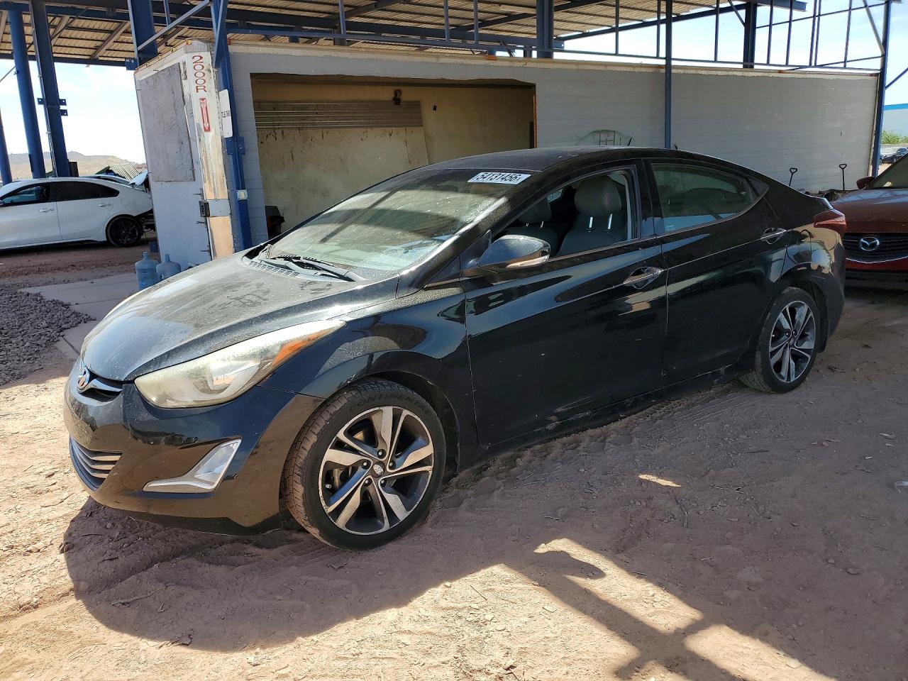 2014 Hyundai Elantra Limited, VIN KMHDH4AE6EU085868 — Side