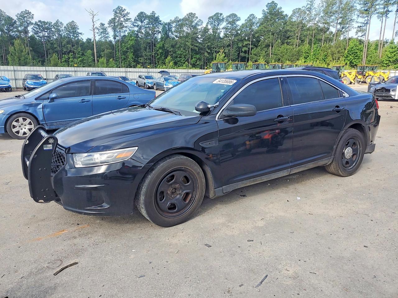 2017 Ford Police Interceptor, VIN 1FAHP2MK1HG145921 — Rear end