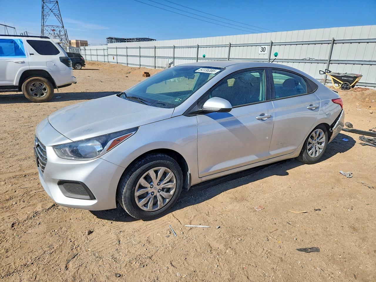2022 Hyundai Accent SE, VIN 3KPC24A65NE177448 — Rear end