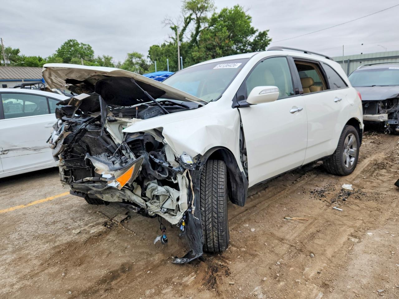 2008 Acura MDX Sport, VIN 2HNYD28518H505680 — Front end