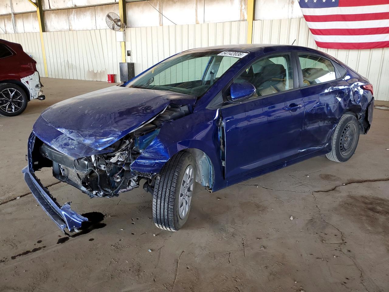 2021 Hyundai Accent SE, VIN 3KPC24A65ME149907 — Front end