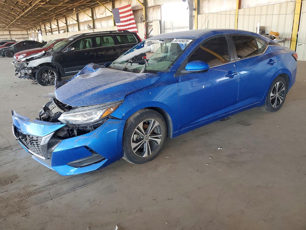 2021 Nissan Sentra SV, VIN 3N1AB8CV2MY253582 — Front end