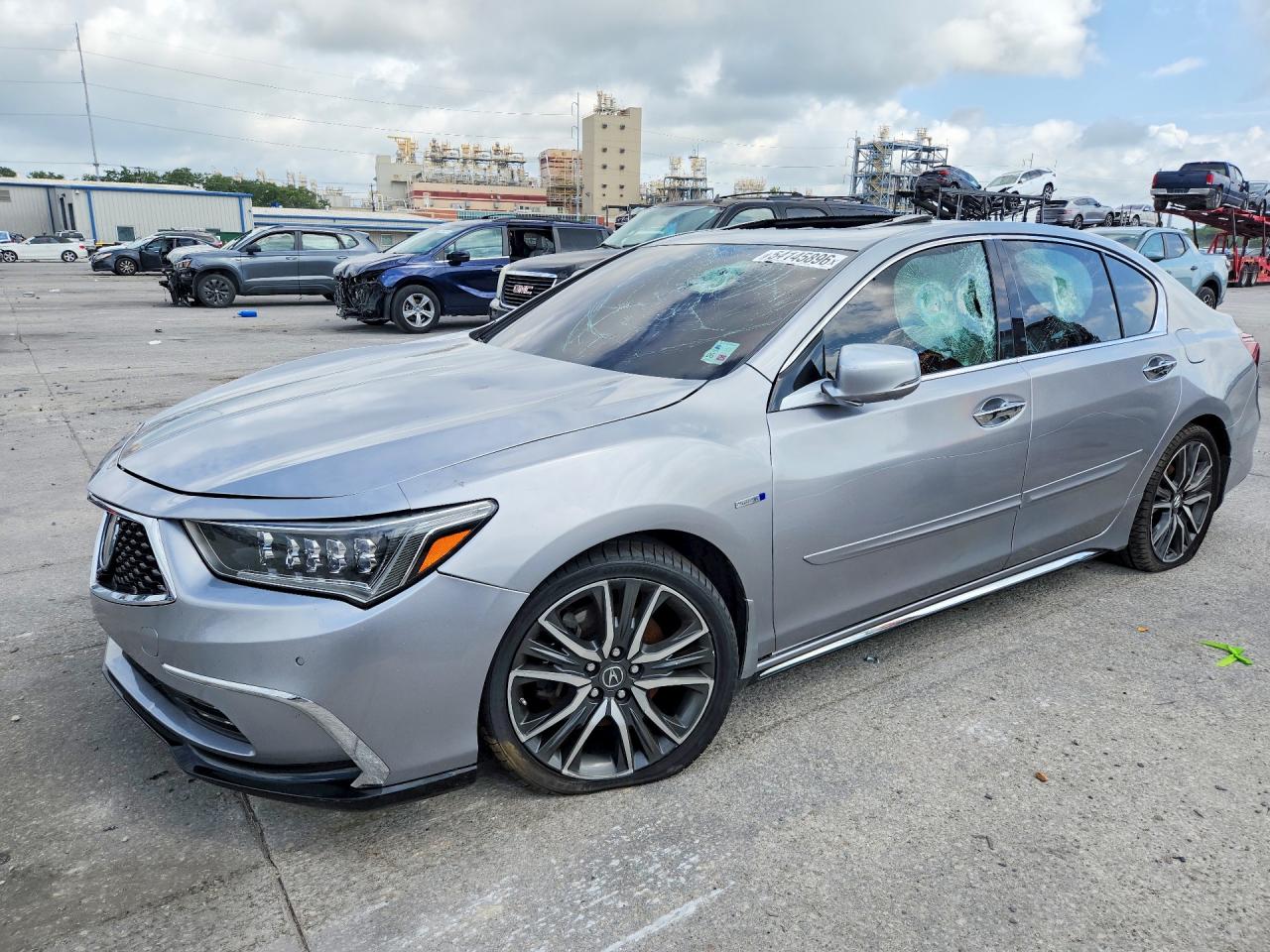 2018 Acura RLX Hybrid Sport, VIN JH4KC2F98JC000151 — Vandalism