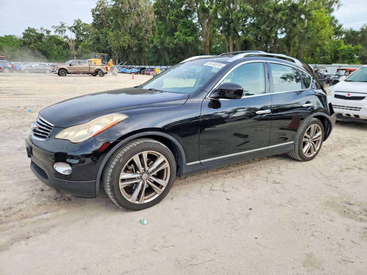 2011 Infiniti EX Journey, VIN JN1AJ0HR8BM853099 — Rear end