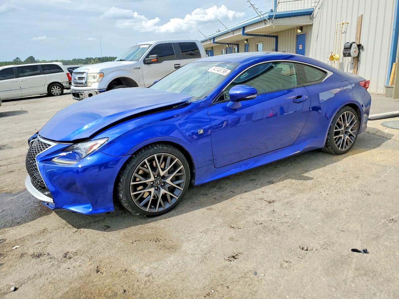2017 Lexus RC 350 F Sport, VIN JTHHE5BCXH5016065 — Front end