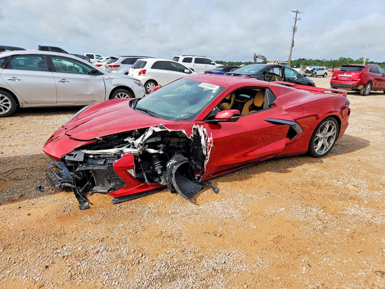 2021 Chevrolet Corvette 3LT, VIN 1G1YC3D49M5105274 — Front end