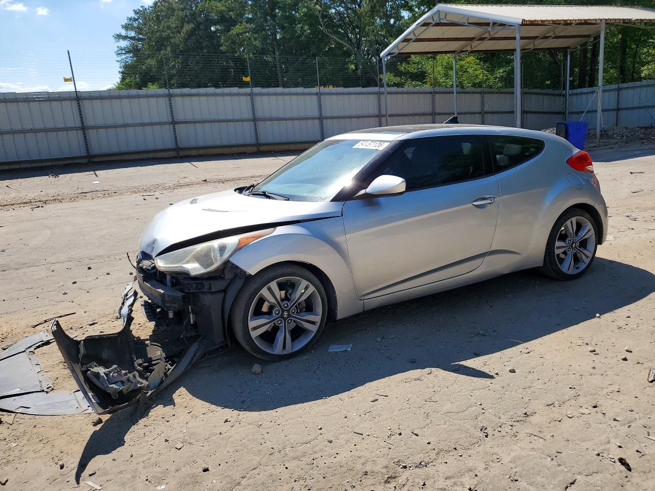 2012 Hyundai Veloster w/Black Int, VIN KMHTC6ADXCU079128 — Перед