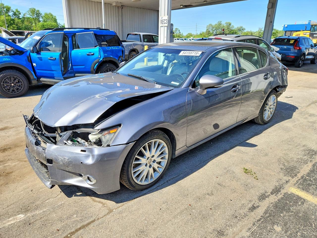 2013 Lexus GS 350, VIN JTHCE1BLXD5002602 — Rear end