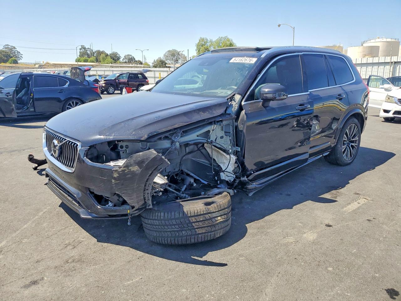 2020 Volvo XC90 Momentum, VIN YV4A22PKXL1563912 — Опрокидывание