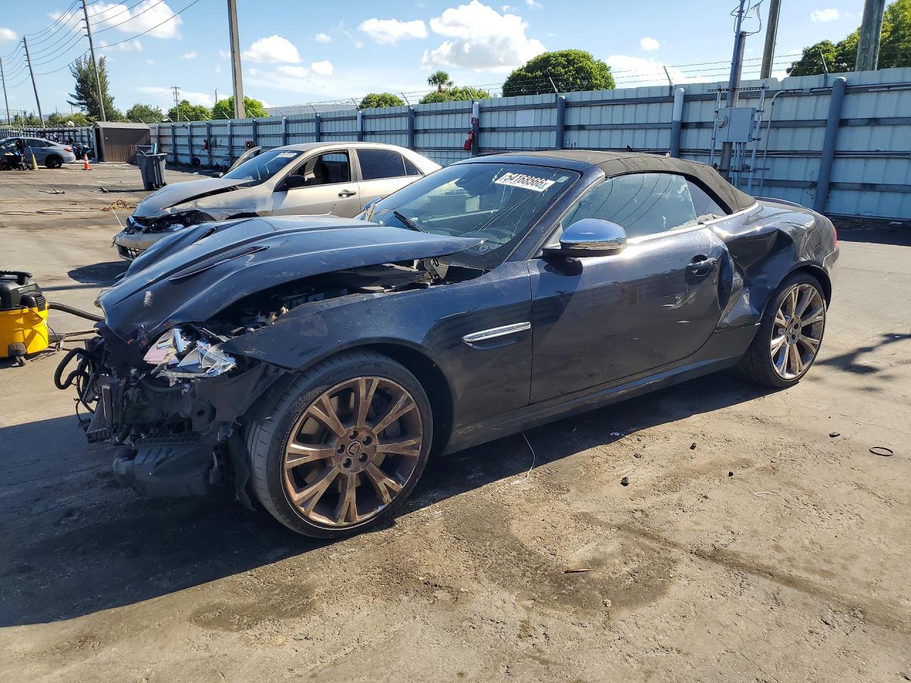2013 Jaguar XK XKR, VIN SAJWA4EC4DMB49337 — Front end