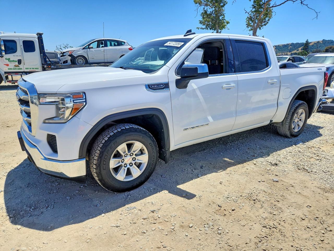 2021 GMC Sierra 1500 SLE, VIN 3GTU9BED5MG122319 — Stripped