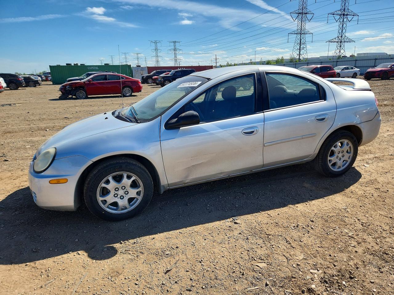 2005 Dodge Neon SXT, VIN 1B3ES56C55D289103 — Зад