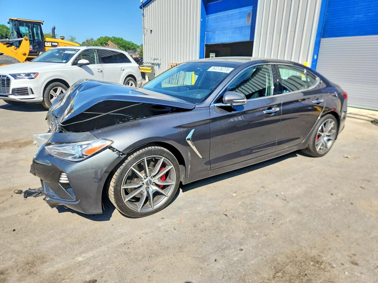 2019 Genesis G70 Sport, VIN KMTG24LA0KU022131 — Front end