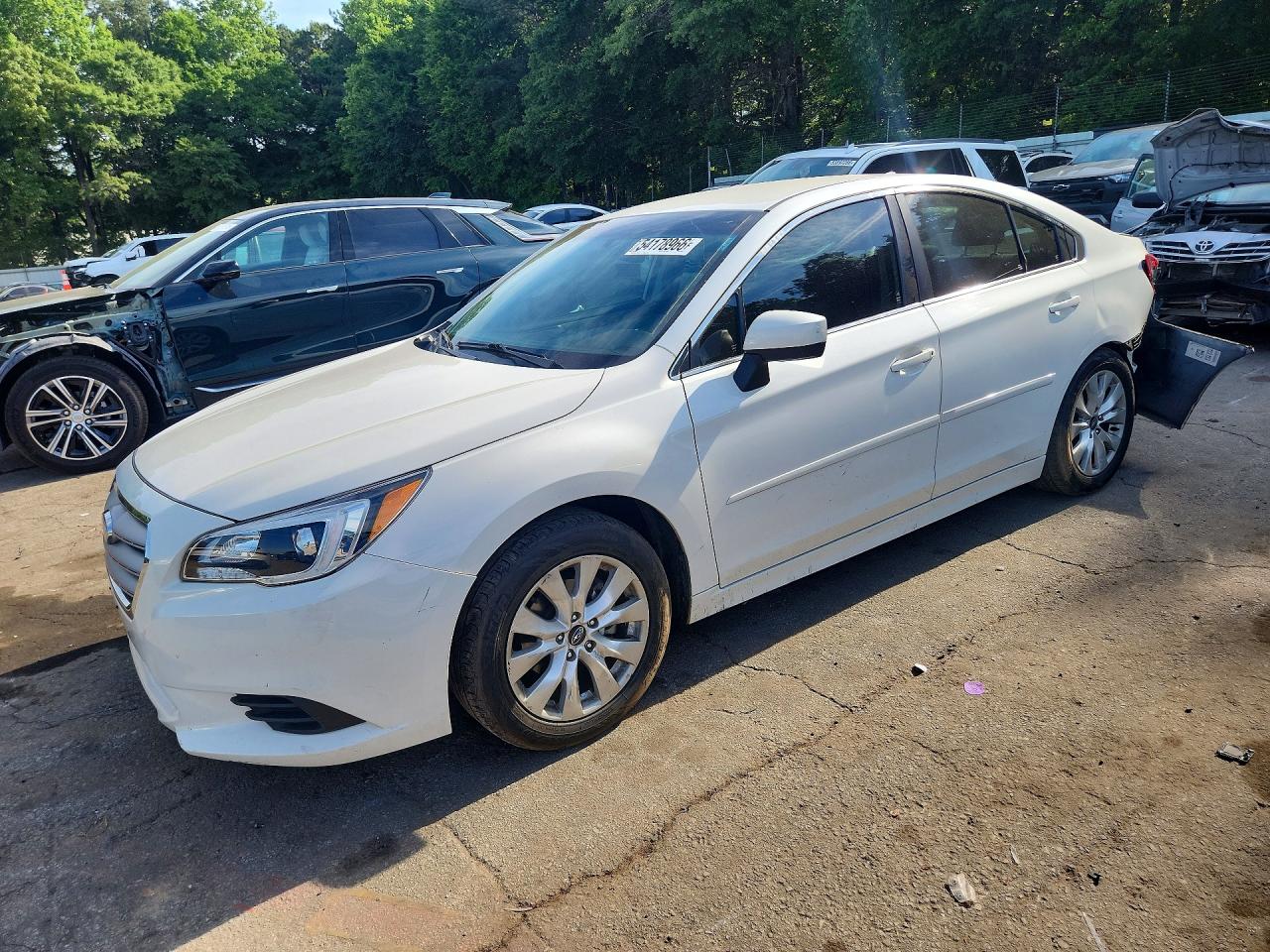 2017 Subaru Legacy Premium, VIN 4S3BNAC60H3056644 — Rear end