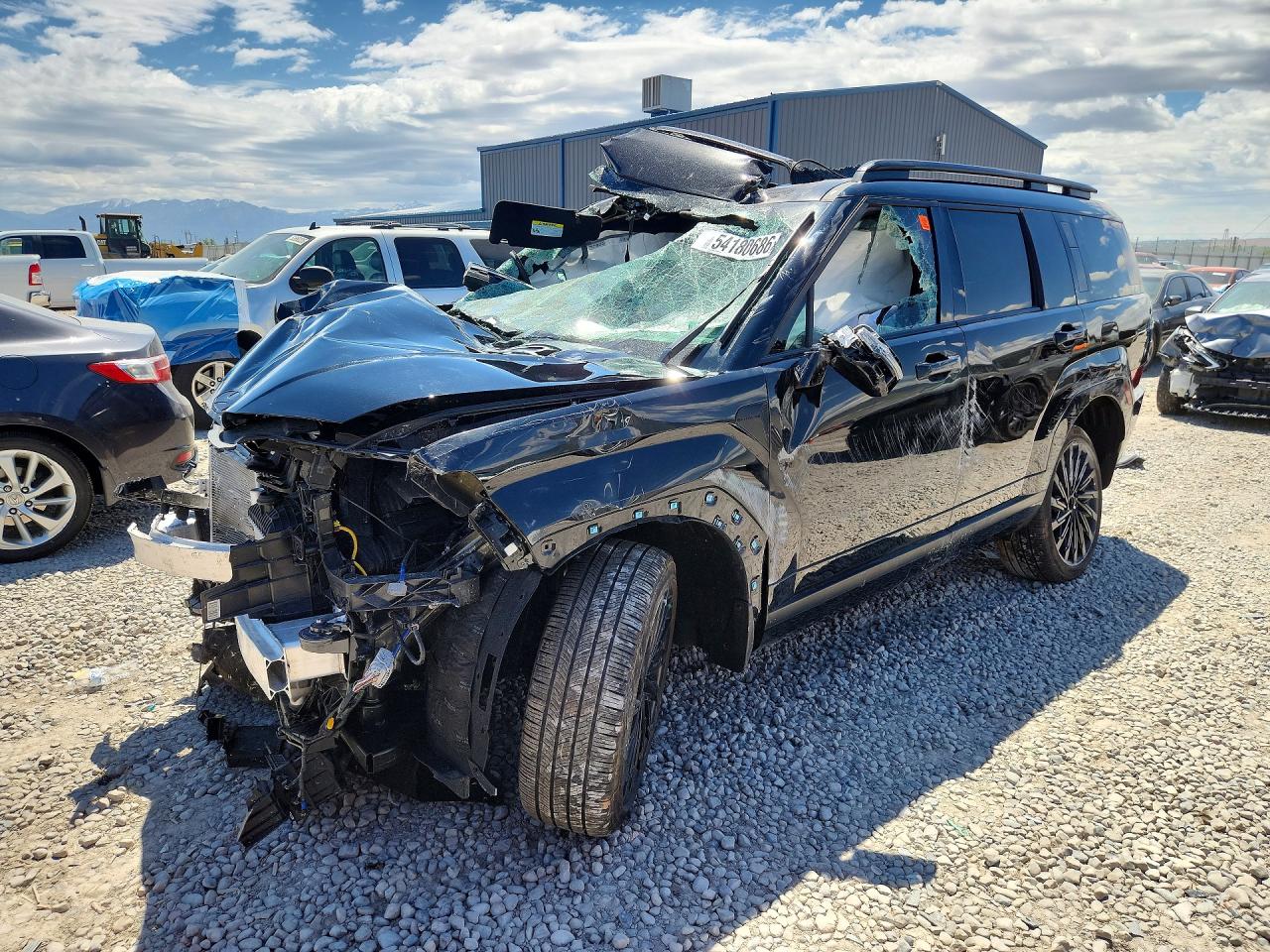 2025 Hyundai Santa Fe Calligraphy, VIN 5NMP5DGL1SH147373 — Rollover