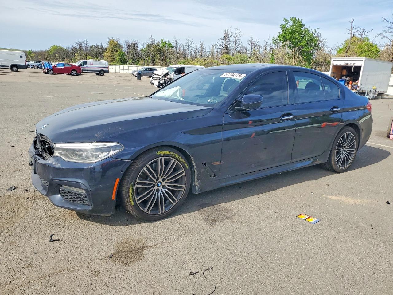 2017 BMW 5 Series 540i xDrive, VIN WBAJE7C34HG478720 — Front end