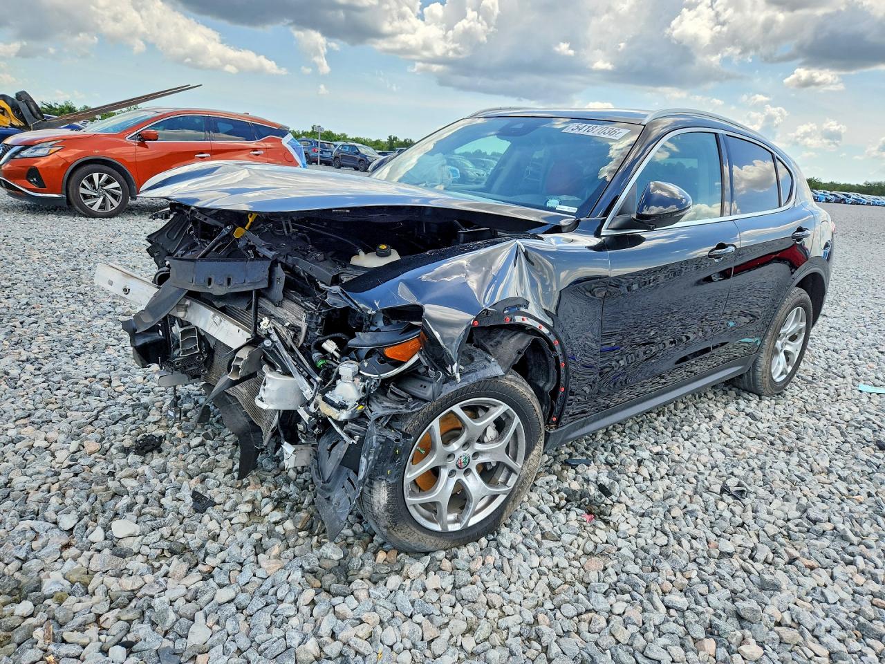 2020 Alfa Romeo Stelvio, VIN ZASPAJAN4L7C90922 — Front end