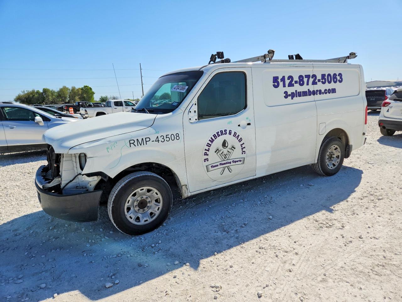 2021 Nissan NV Cargo SV, VIN 1N6BF0KM1MN809424 — Front end