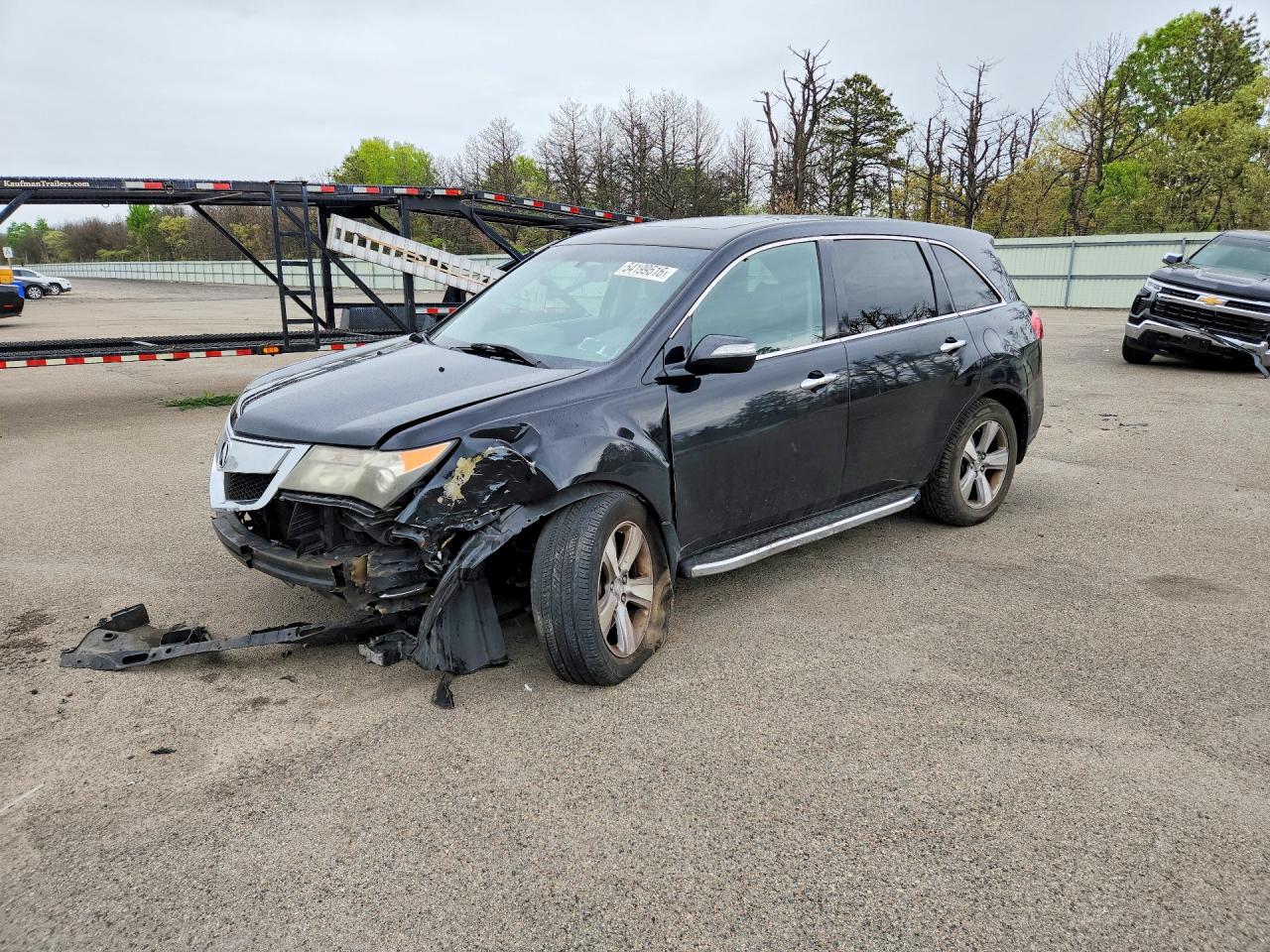2012 Acura MDX Technology, VIN 2HNYD2H34CH538079 — Front end
