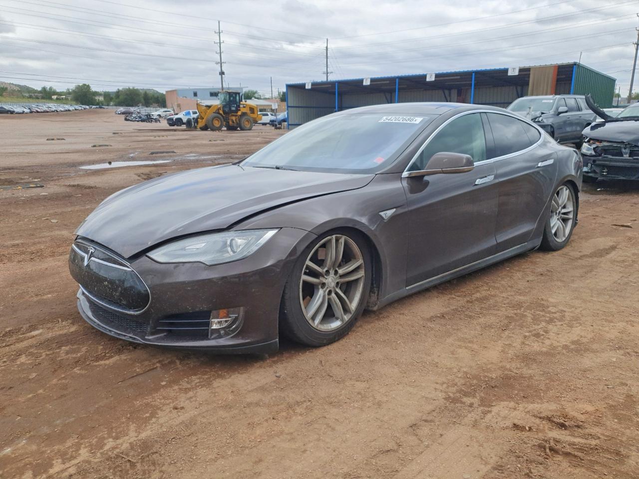 2012 Tesla Model S Performance, VIN 5YJSA1DP9CFP02696 — Зад