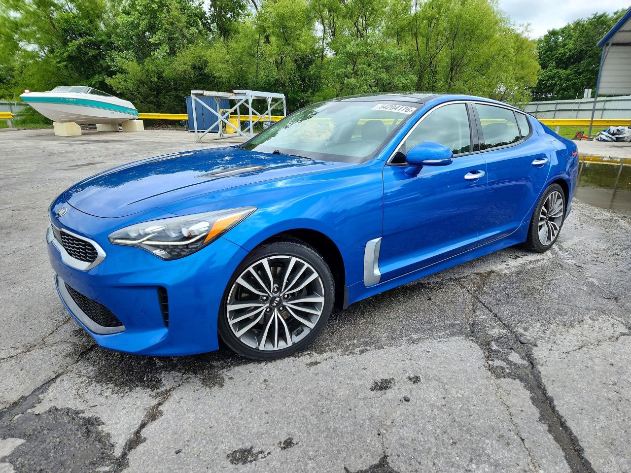 2018 Kia Stinger Premium, VIN KNAE25LA3J6033085 — Hail