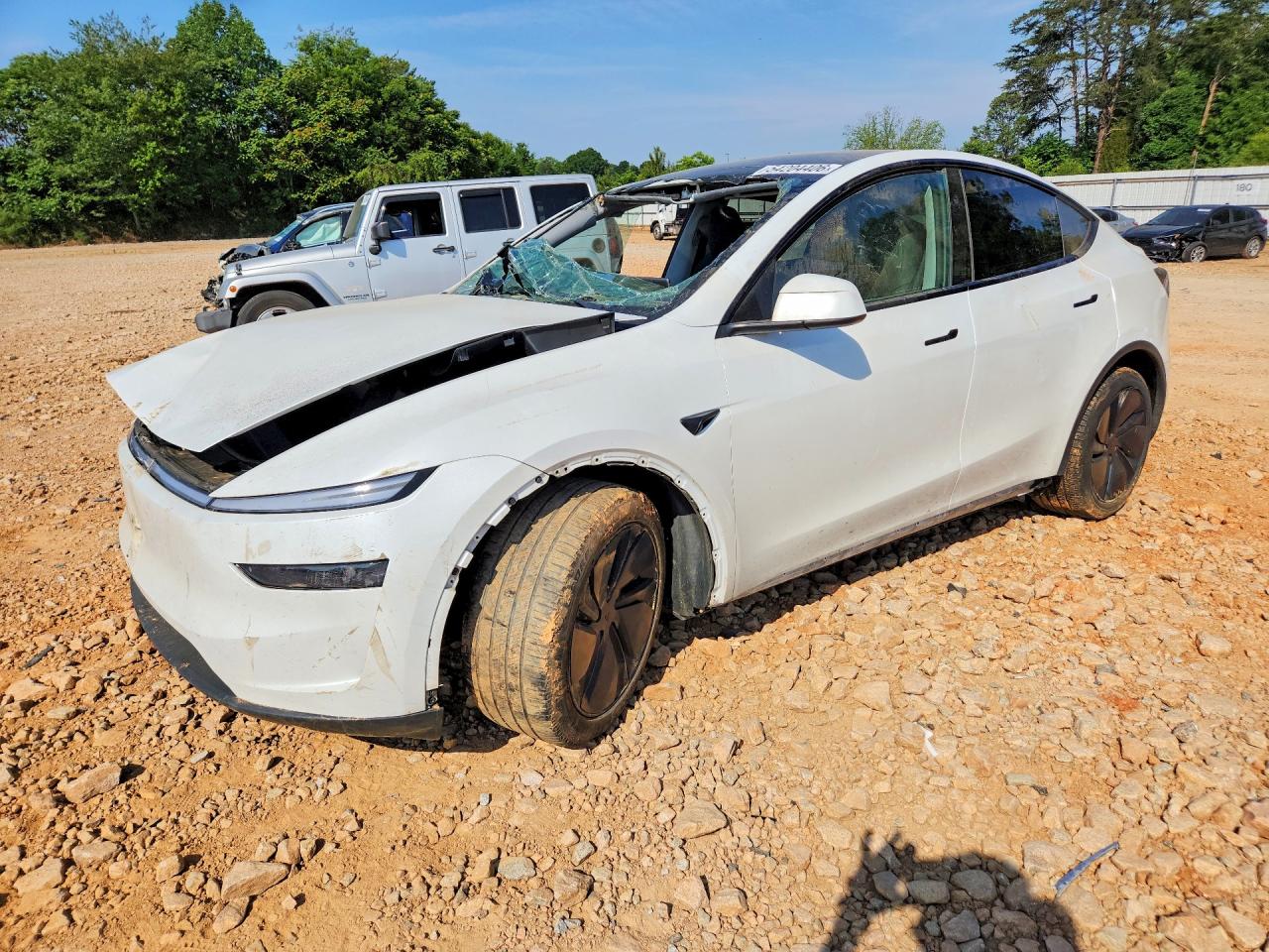 2026 Tesla Model Y Long Range, VIN 7SAYGDED1TA431518 — Water / flood