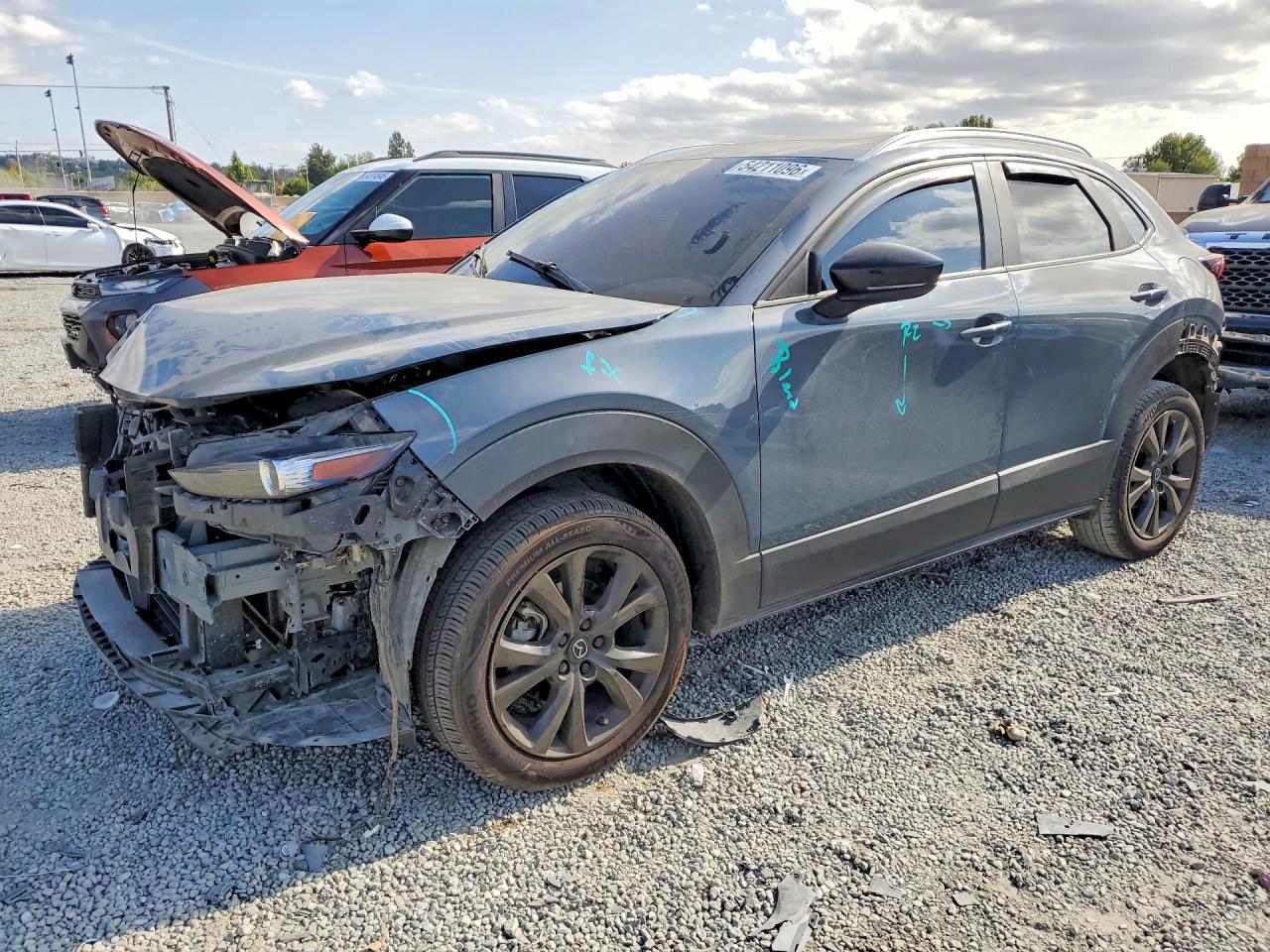 2023 Mazda CX-30 S Preferred, VIN 3MVDMBCM6PM562975 — Rear end